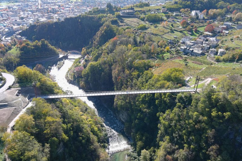 Passerella sul Mallero (SO) – Modellazione delle Fasi di Montaggio