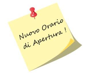 Nuovi orari Segreteria 2026